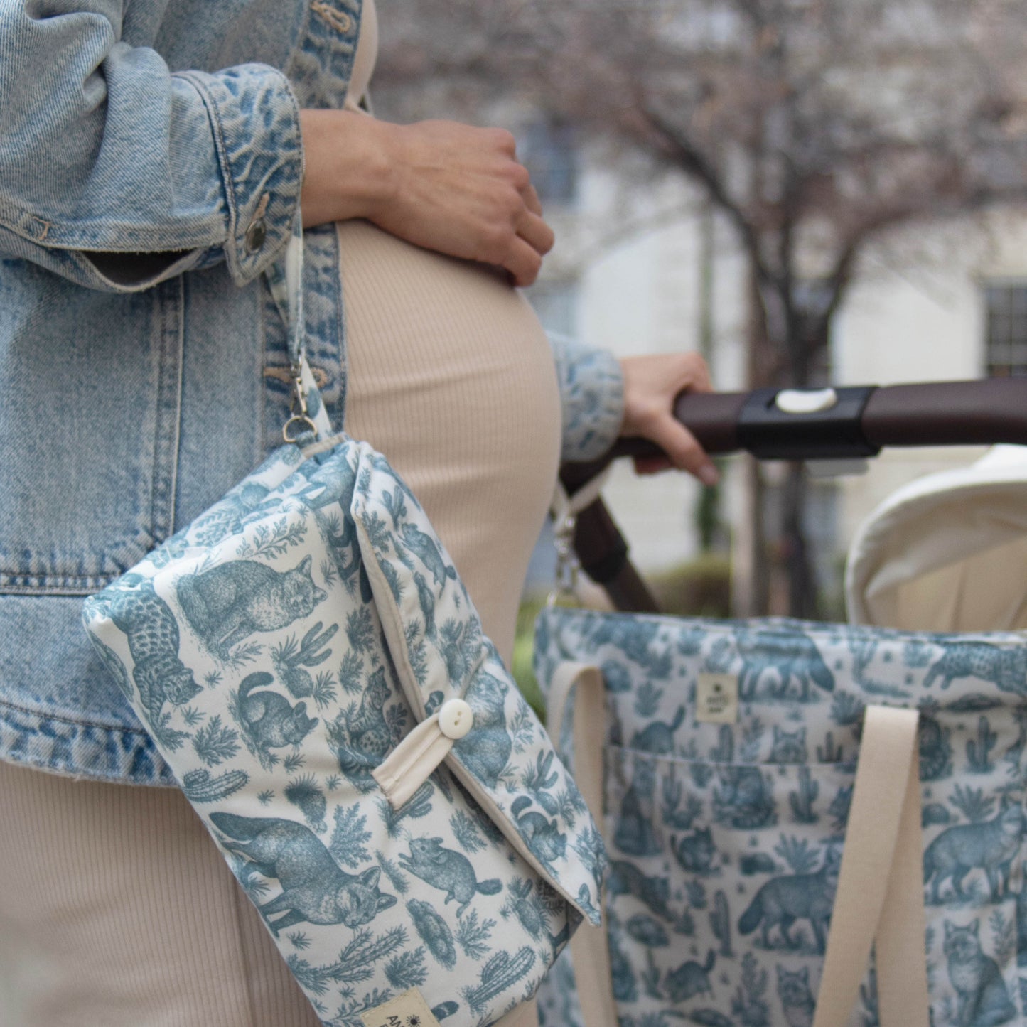 Pack Bolso Maternidad + Mudador Andino