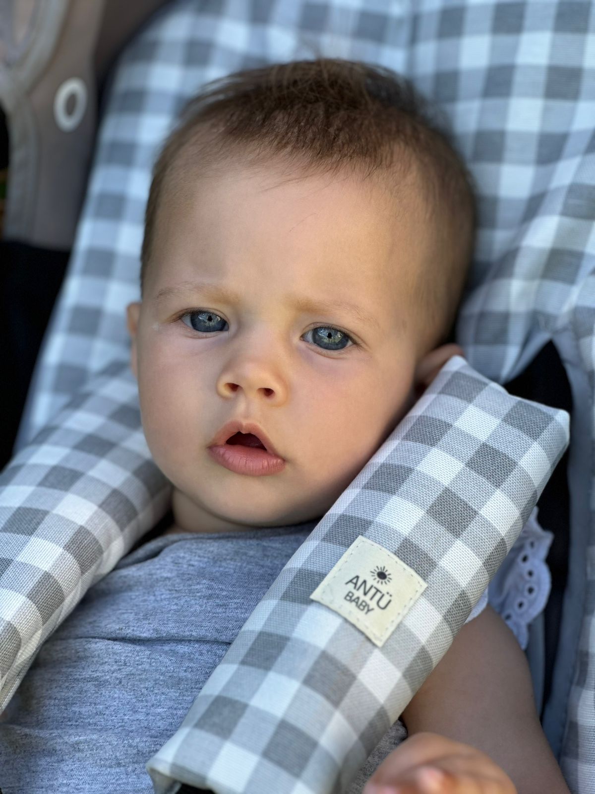 Cubre Tirantes Vichy Gris