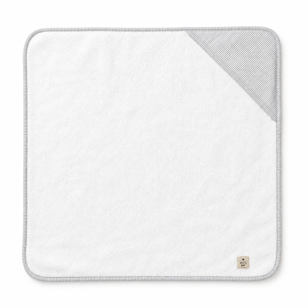 Toalla Capucha Gris