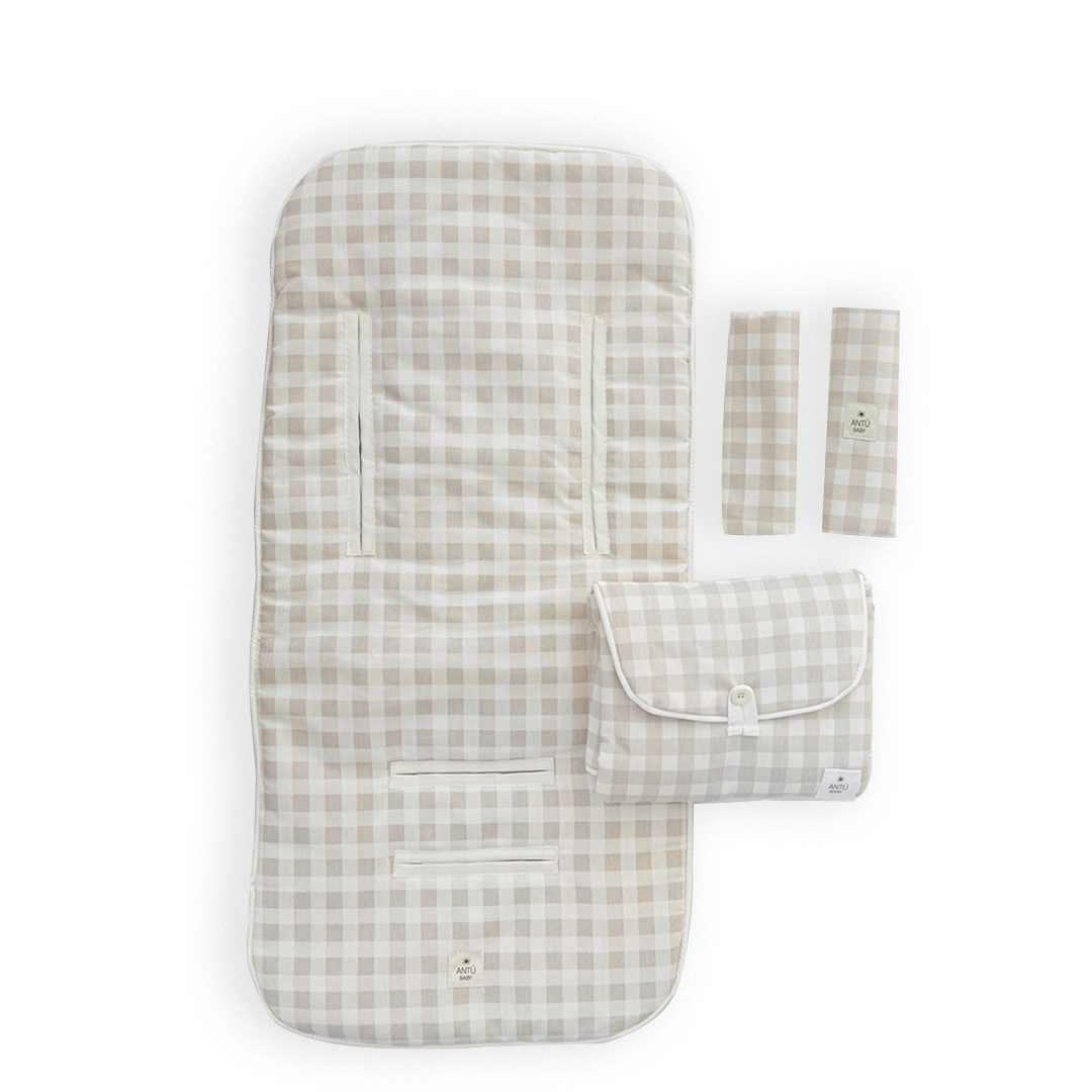 Cubre Tirantes Vichy Beige