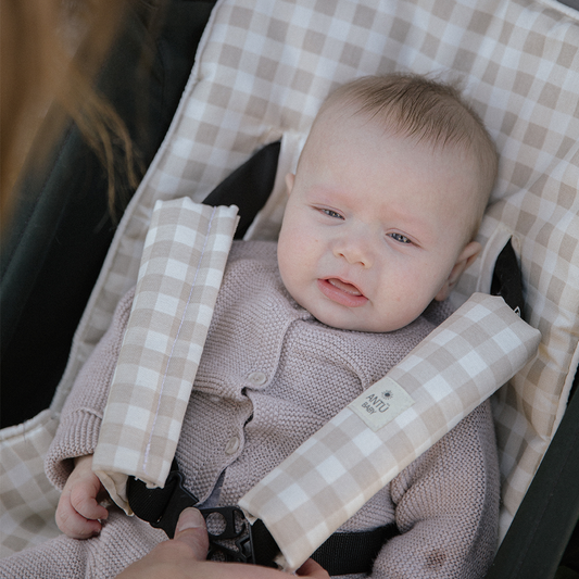 Cubre Coche Vichy Beige