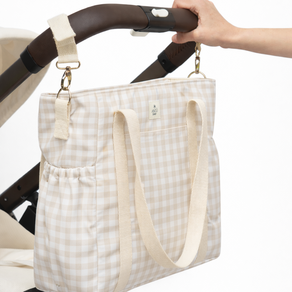 Bolso de Maternidad  Vichy Beige