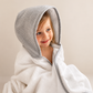 Toalla Infantil Rayas Gris