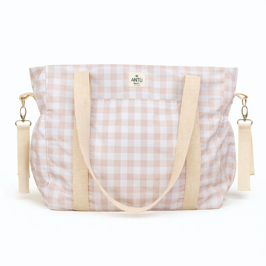 Bolso de Maternidad  Vichy Beige