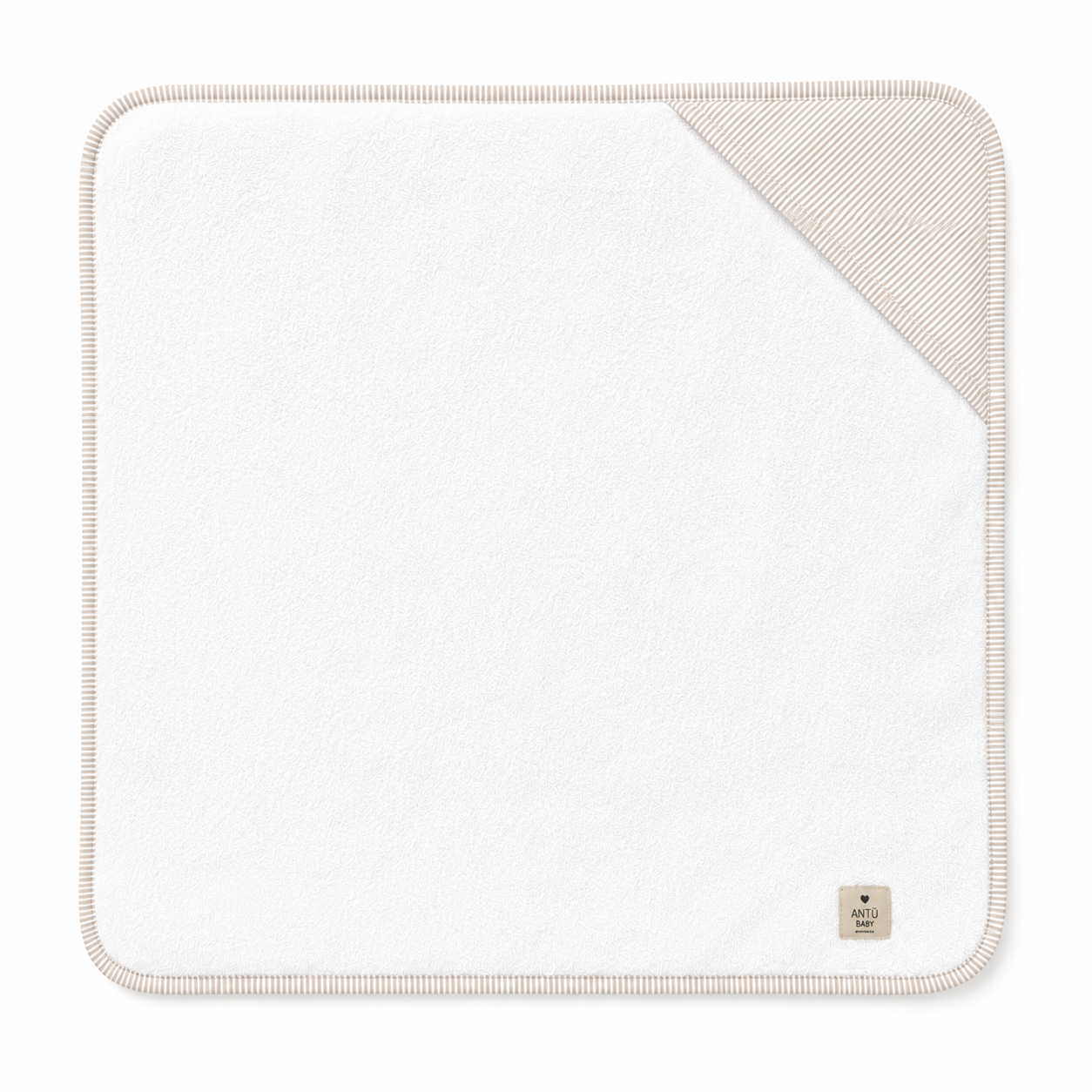 Toalla Capucha Beige