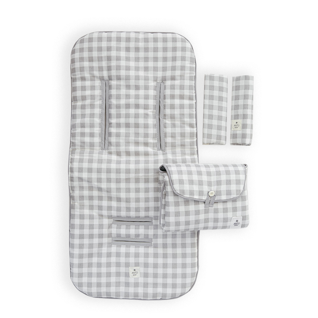 Cubre Tirantes Vichy Gris