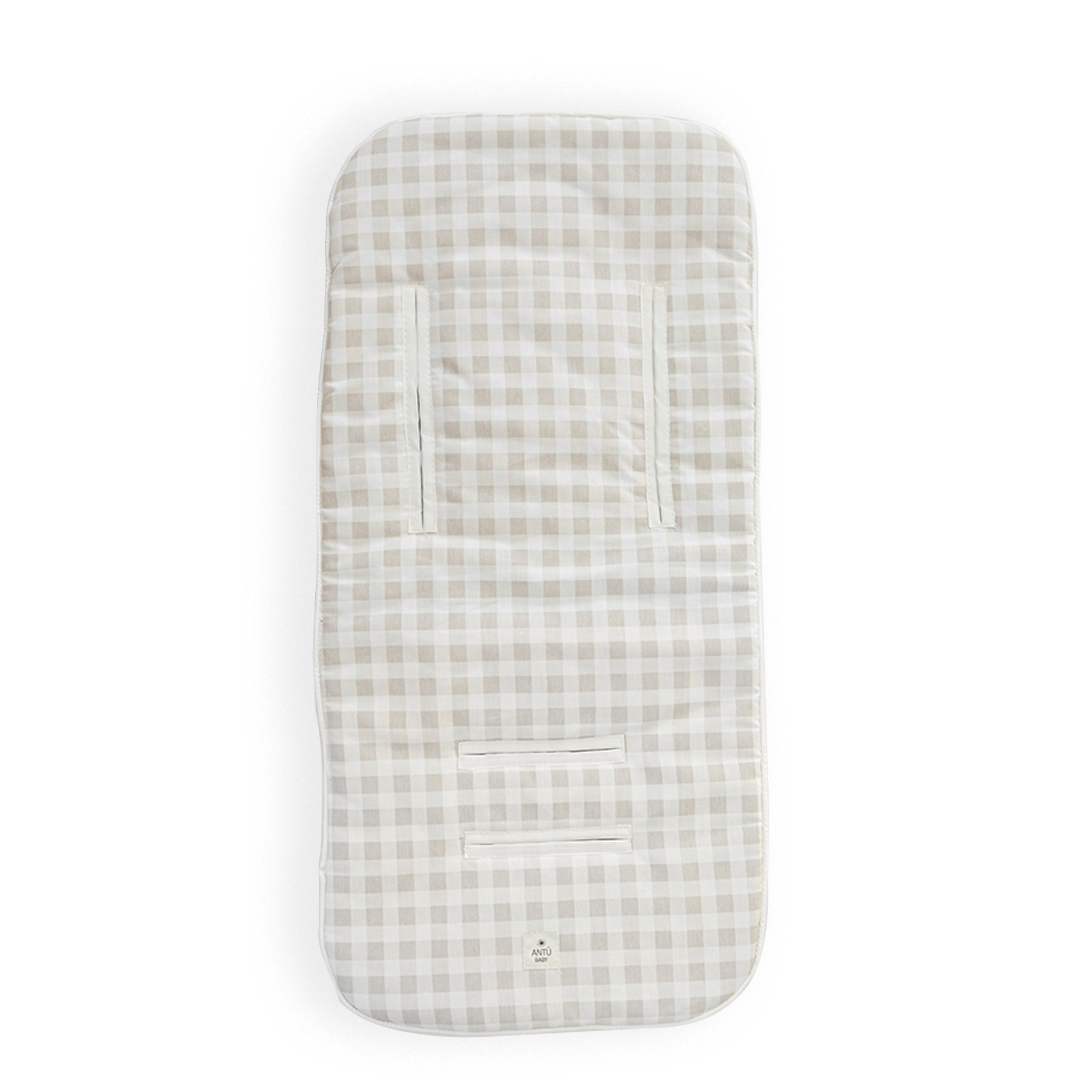 Cubre Coche Vichy Beige