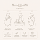 Toalla Delantal Rayas Beige